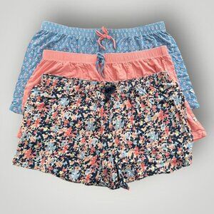 J+B Comfortable Women's Lounge Shorts M - 3pc Bundle